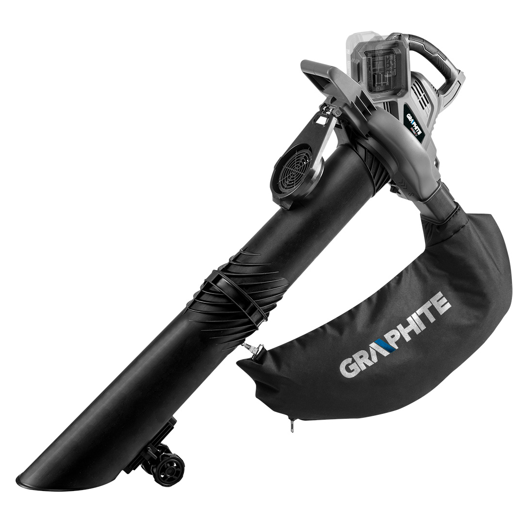 Пилосос садовий акумуляторний Energy+ 36 В, Li-Ion, 2 в 1, 35L, без акумулятора GRAPHITE (58G036)